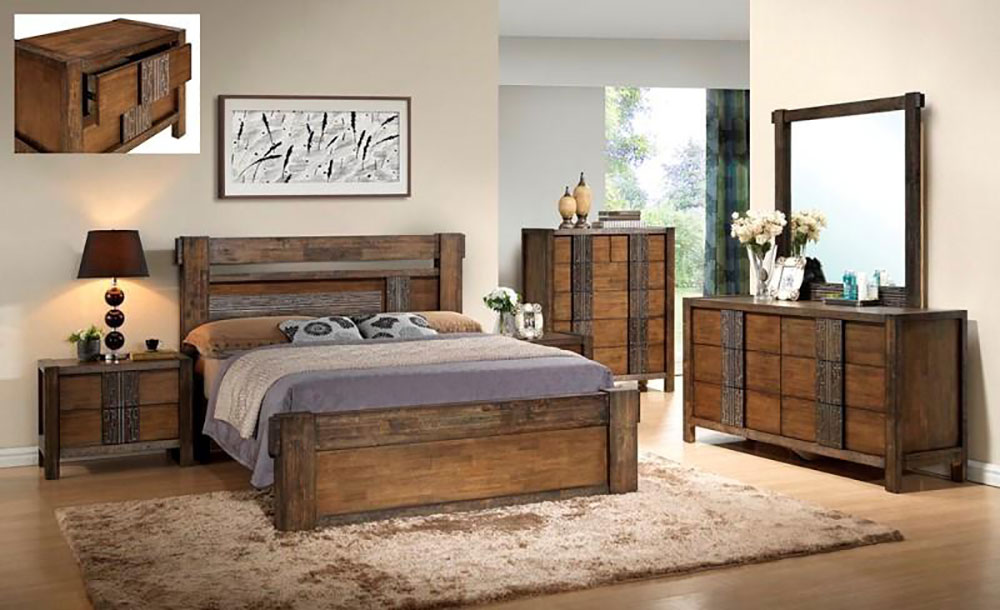 Ironbark 4 Piece Bedroom Suite