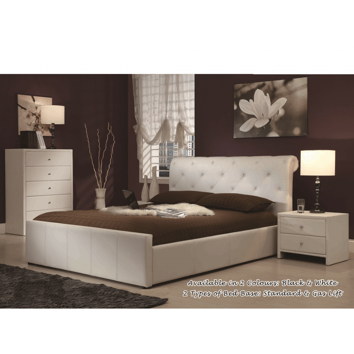Chester Leatherette Bed Frame
