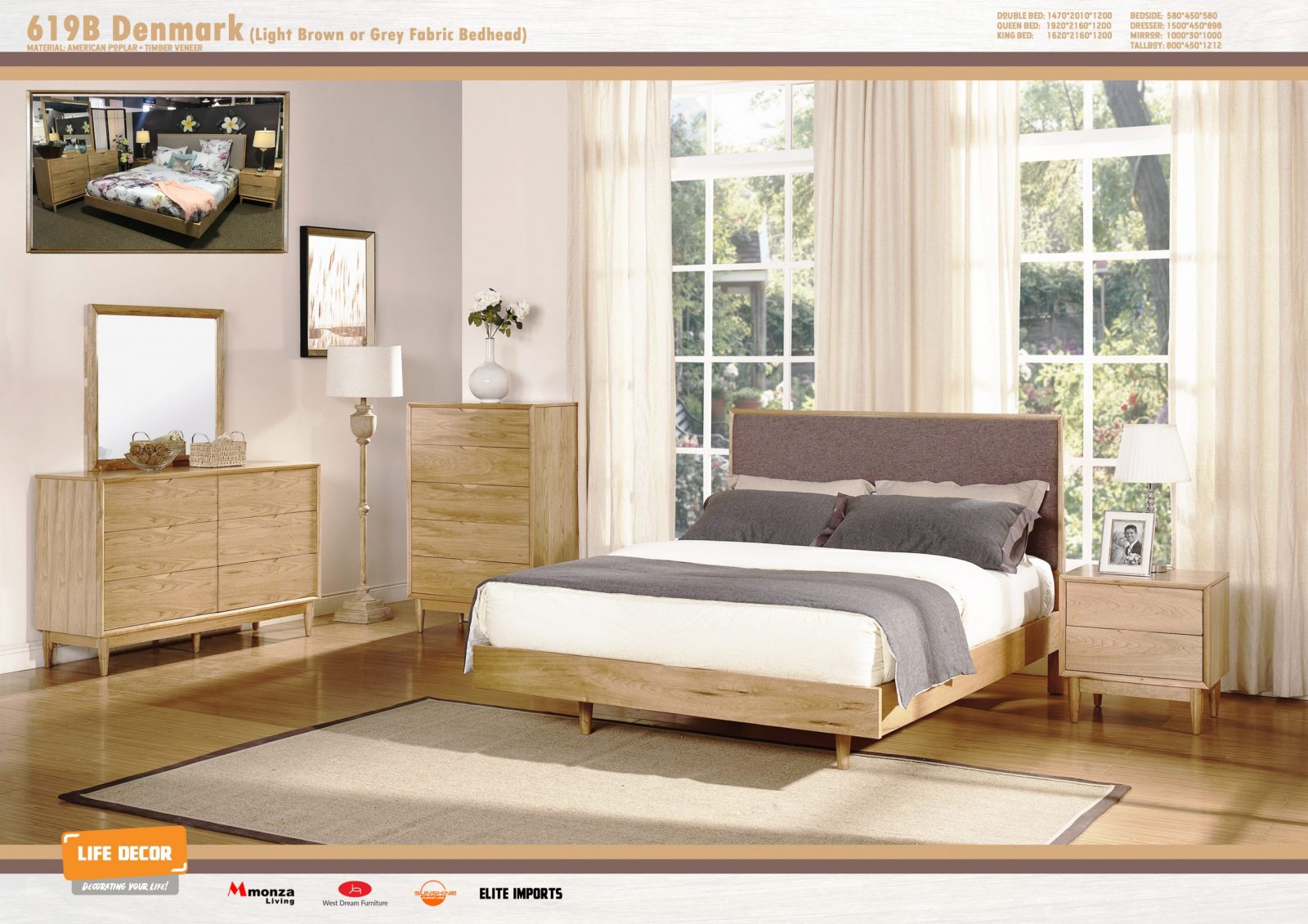 Denmark Bed Frame