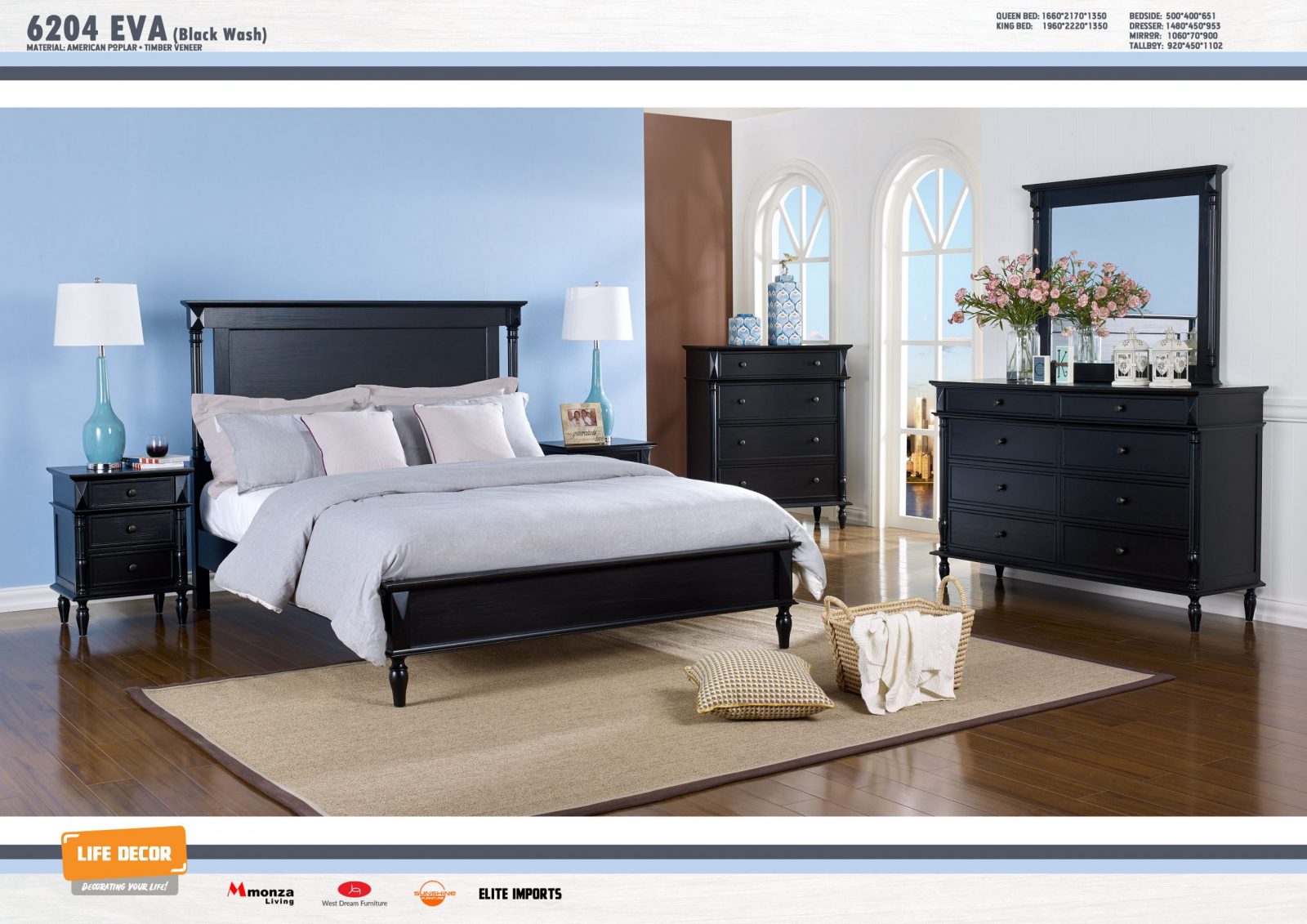 Eva Timber Bed Frame