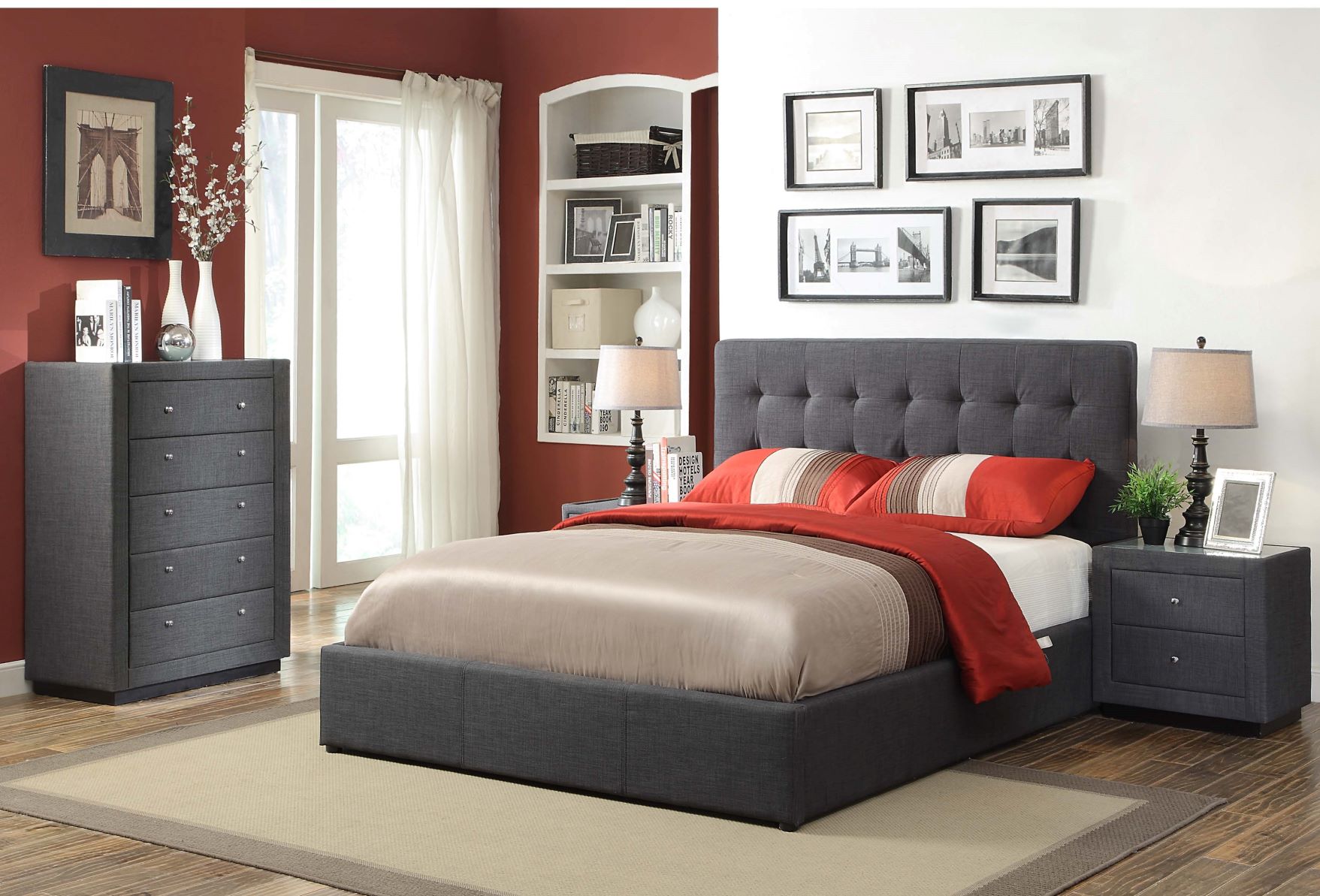 Brooklyn Fabric Bed Frame