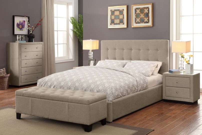 Pria Fabric Bed Frame