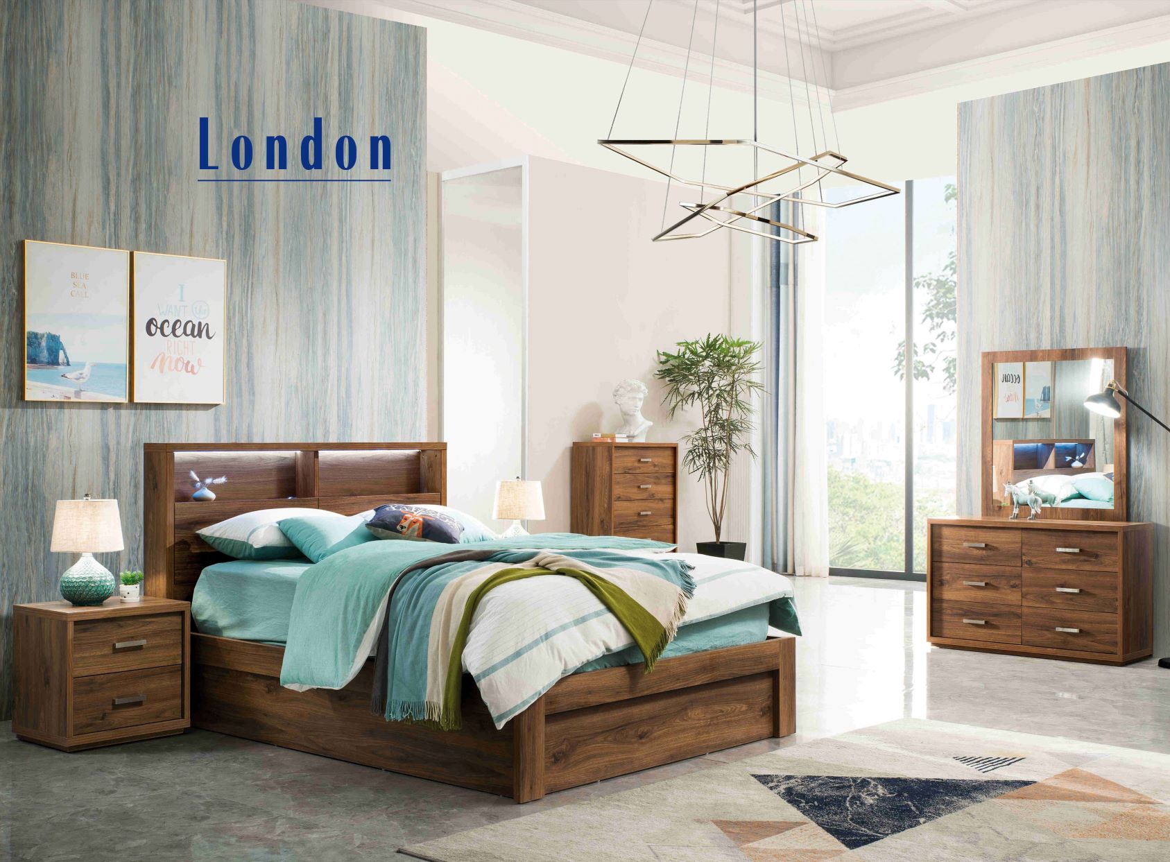 London 4 Piece Bedroom Suite