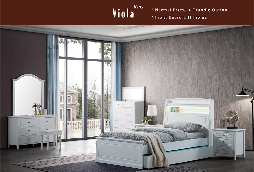 Viola 3 Piece Children Bedroom Suite