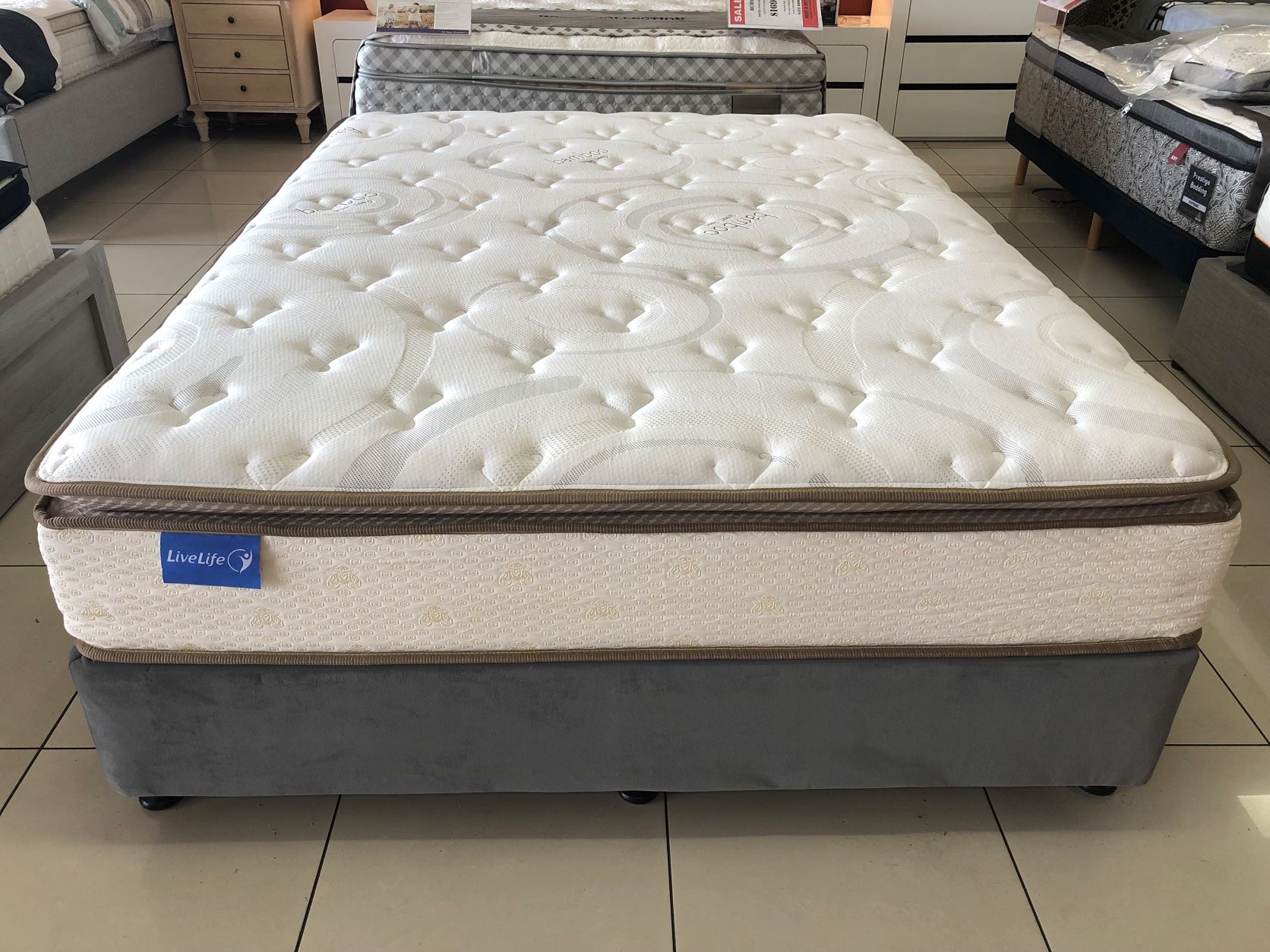 Live Life Hot Special Mattress + Bed Base