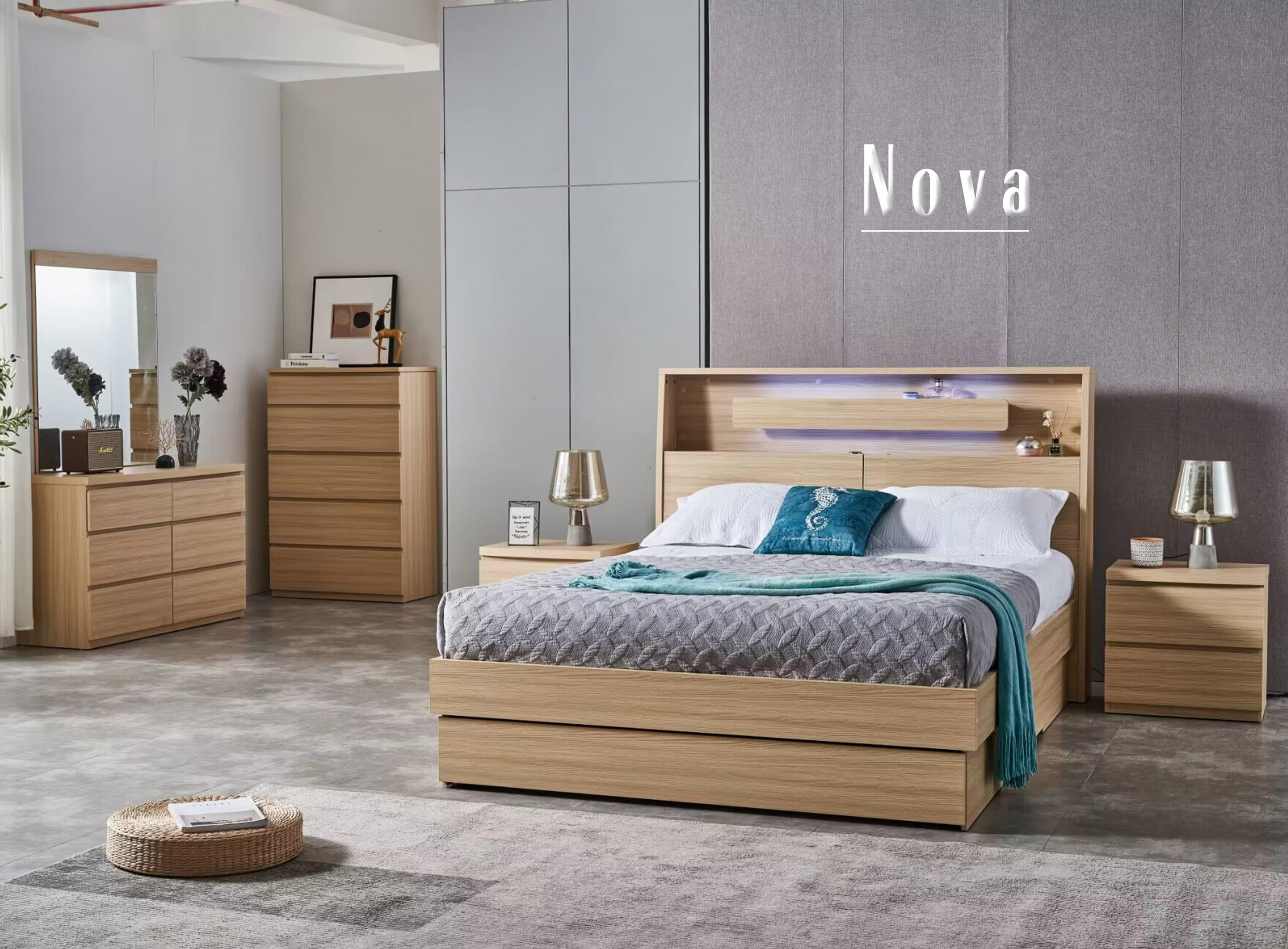 Nova 4 Piece Bedroom Suite