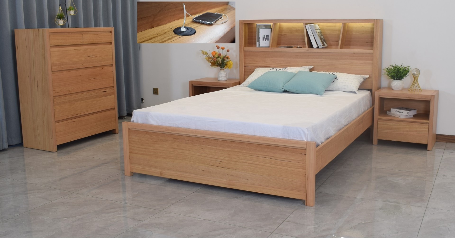 Hydee Timber Bed Frame